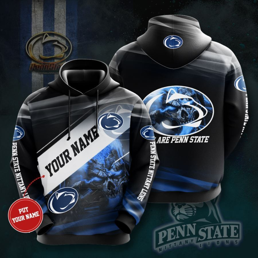 Personalized Penn State Nittany Lions No1558 Custom Hoodie 3D All Over Print