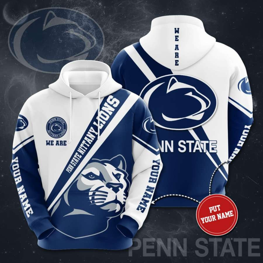 Personalized Penn State Nittany Lions No1559 Custom Hoodie 3D