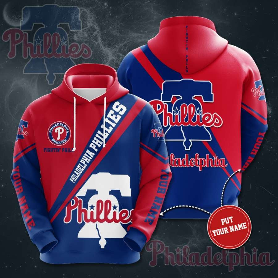 Personalized Philadelphia Phillies No1605 Custom Hoodie 3D