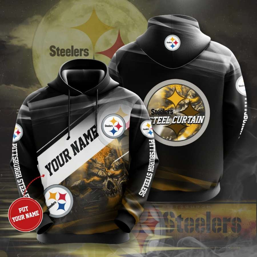Personalized Pittsburgh Steelers No1646 Custom Hoodie 3D