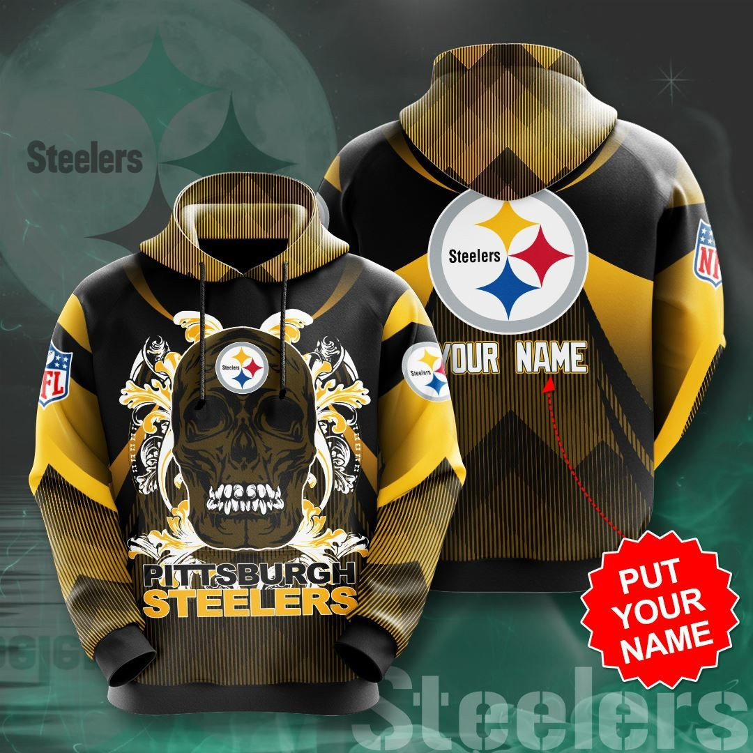 Personalized Pittsburgh Steelers No1649 Custom Hoodie 3D