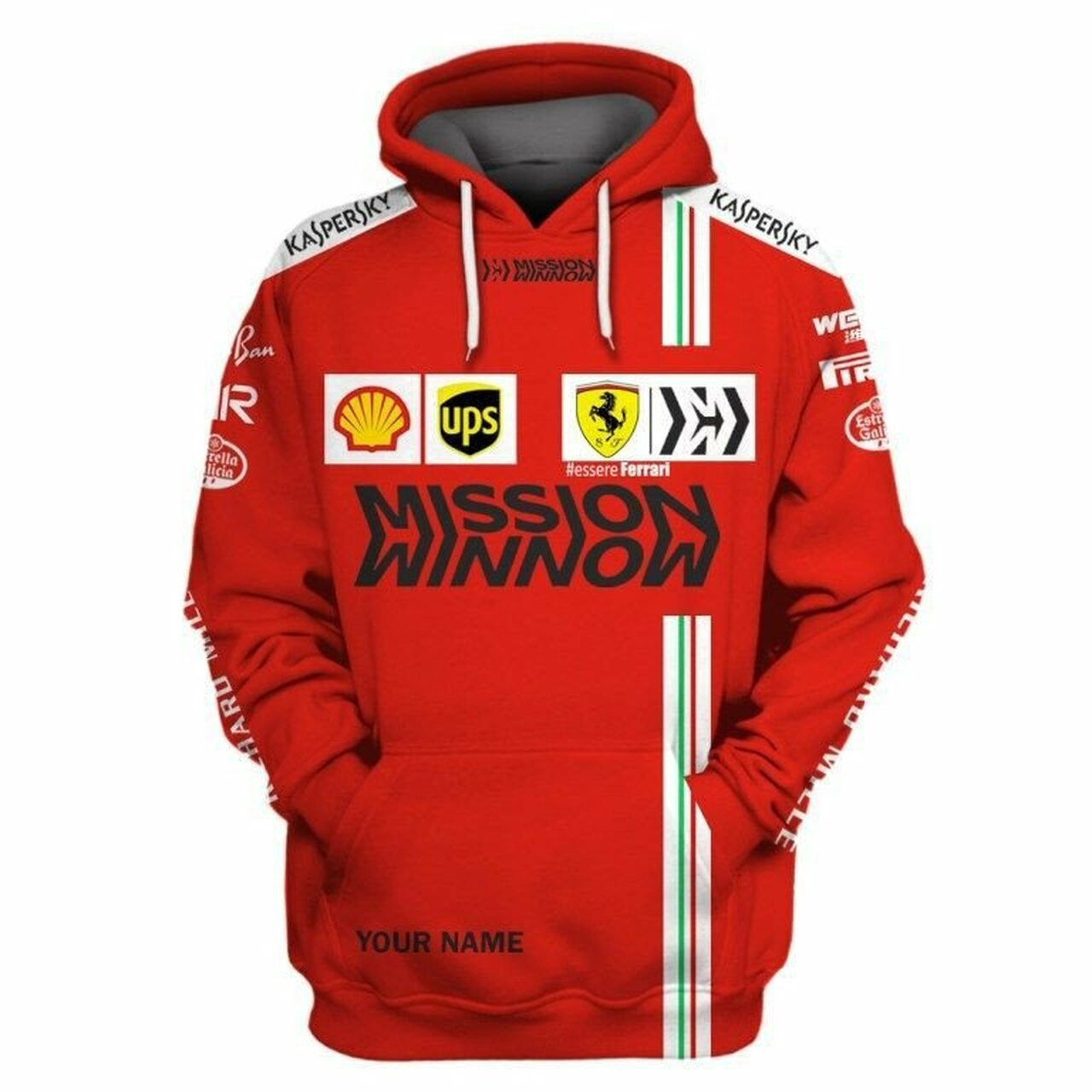 Personalized Racing Gift For Racer F1 Racing Team Essere Ferrari Hoodie 01