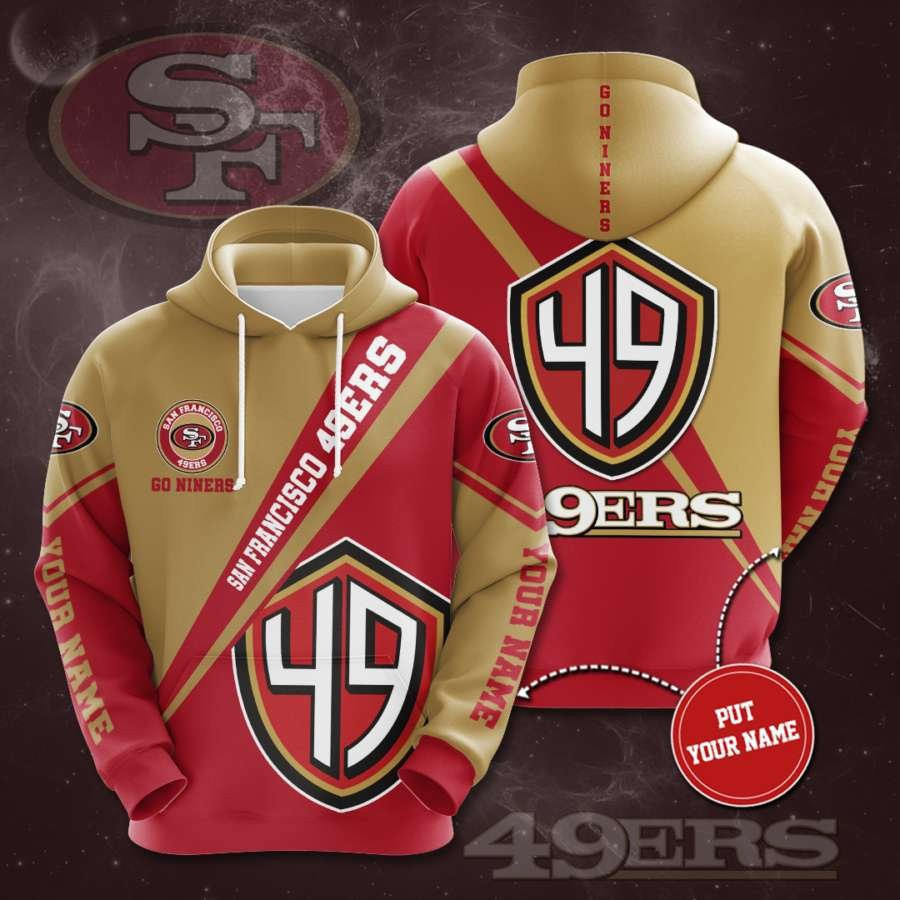 Personalized San Francisco 49ers No1727 Custom Hoodie 3D