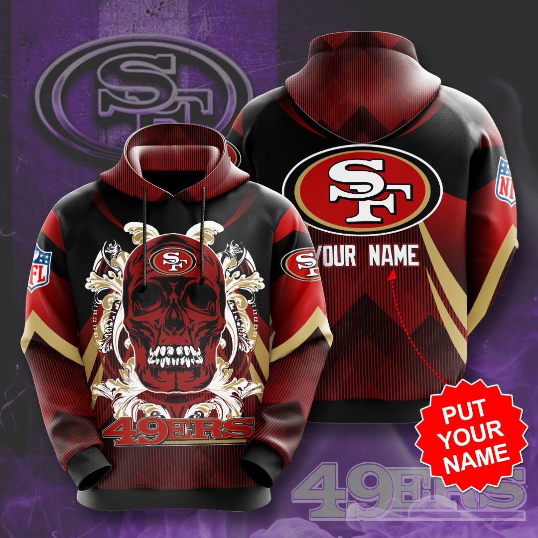 Personalized San Francisco 49ers No1729 Custom Hoodie 3D