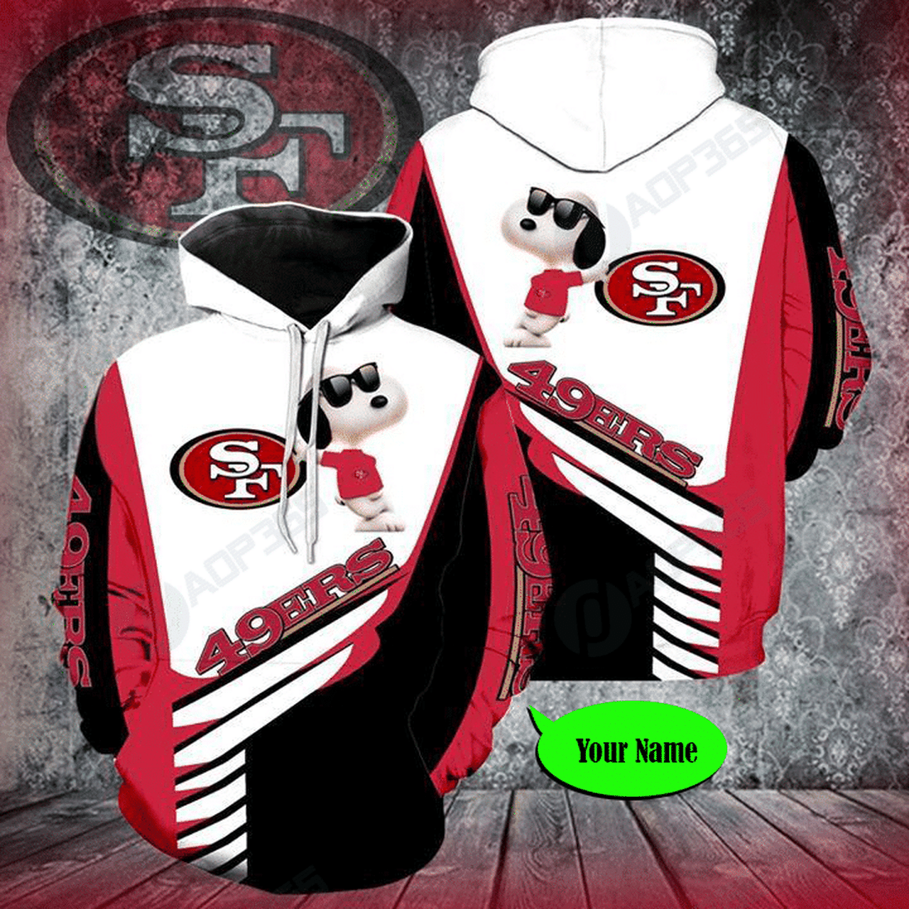 Personalized San Francisco 49ers Snoopy