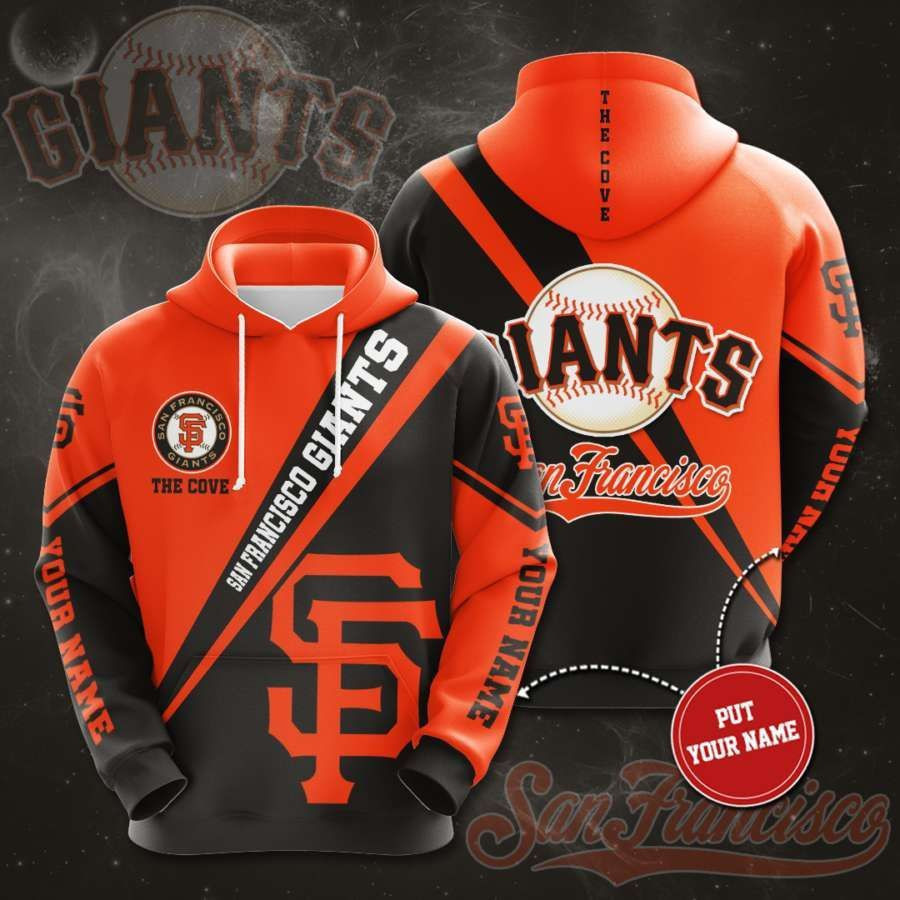Personalized San Francisco Giants No1755 Custom Hoodie 3D All Over Print