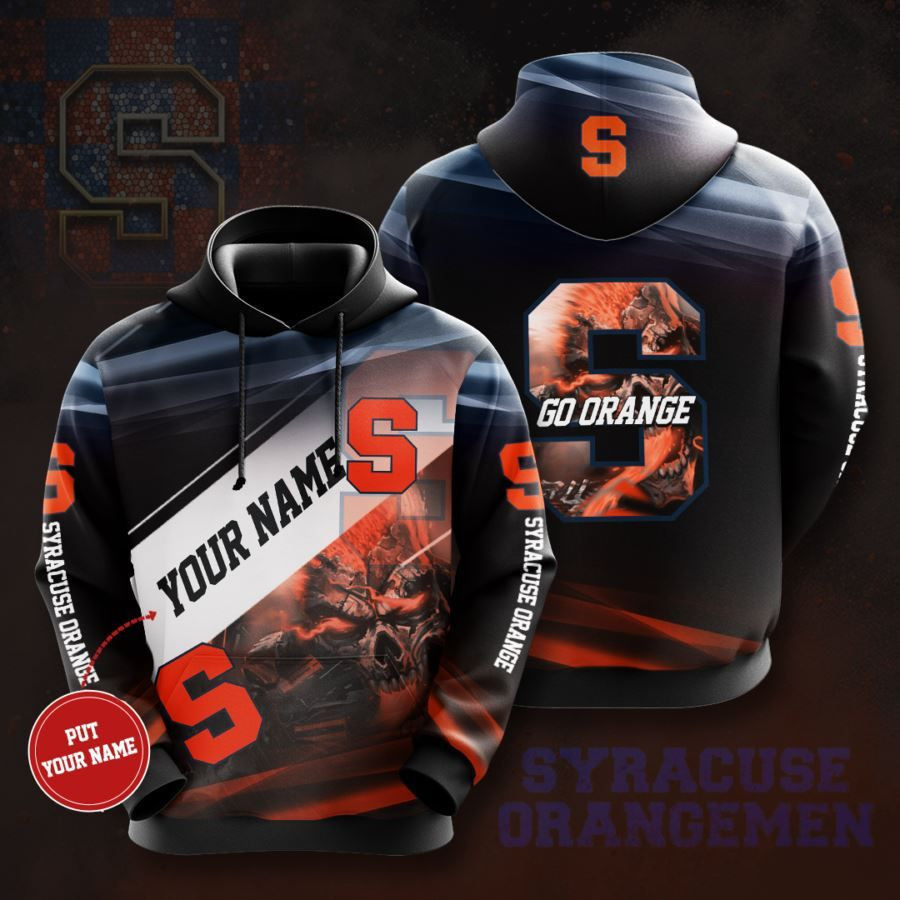 Personalized Syracuse Orange No1874 Custom Hoodie 3D All Over Print