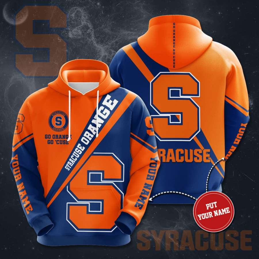 Personalized Syracuse Orange No1875 Custom Hoodie 3D