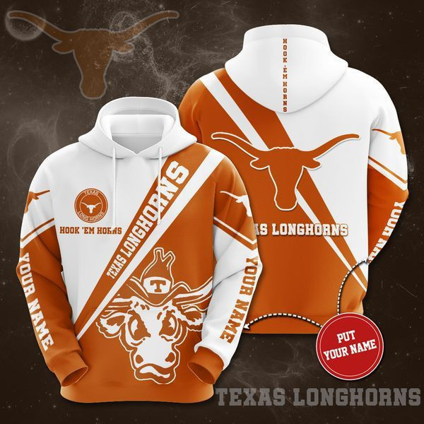 Personalized Texas Longhorns No1948 Custom Hoodie 3D All Over Print