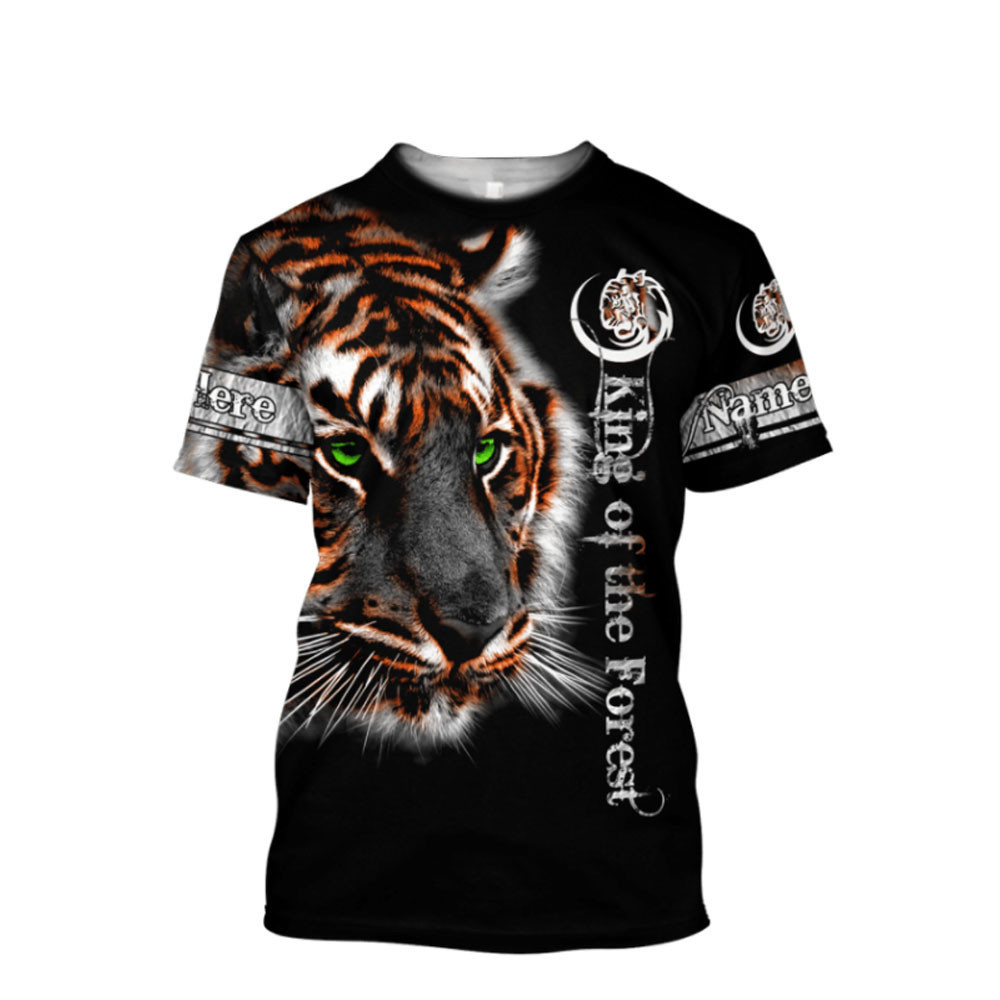 Personalized Unique Tiger T Shirt Outstanding Tiger Apparel Shirt for Men and Women