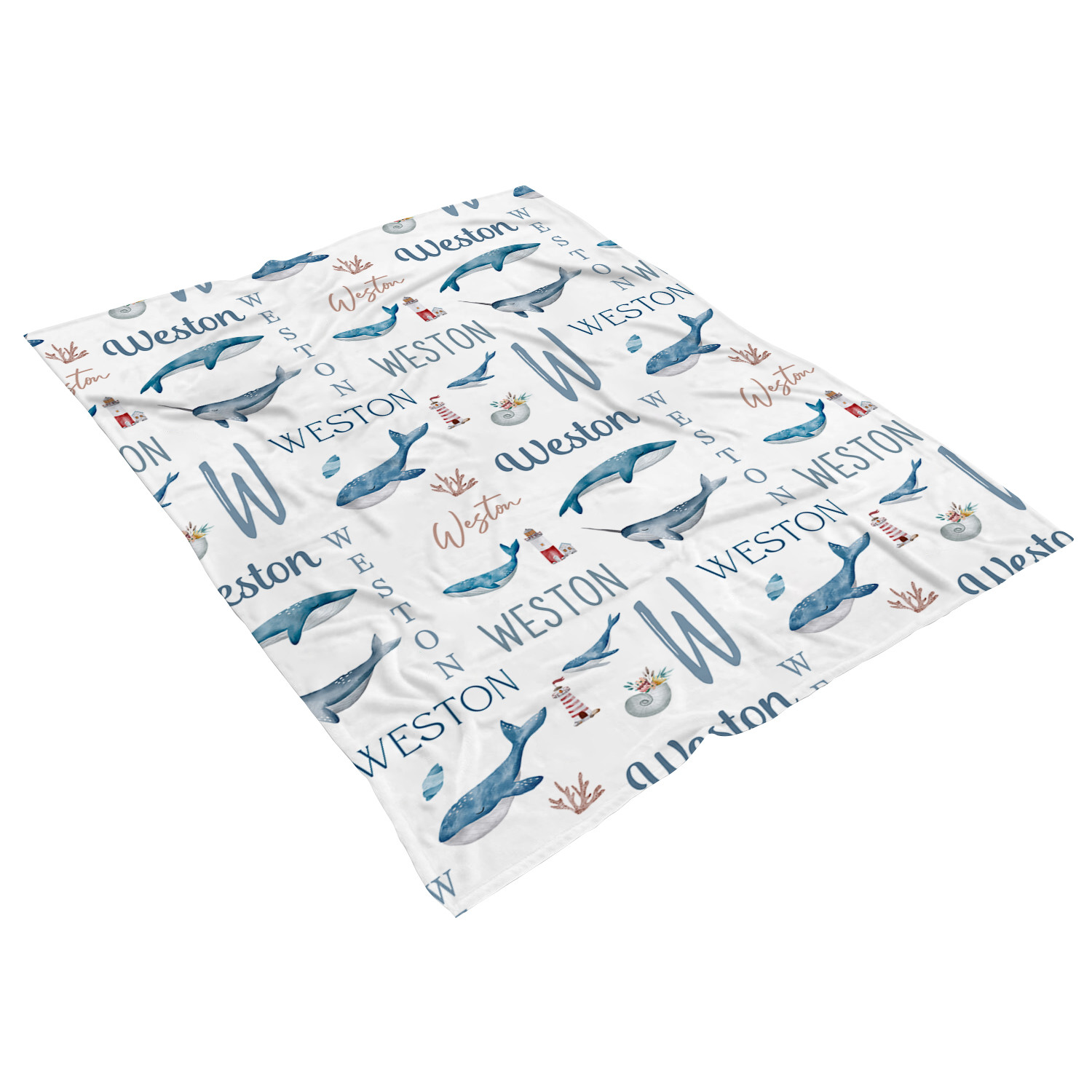 Whale Baby Blanket