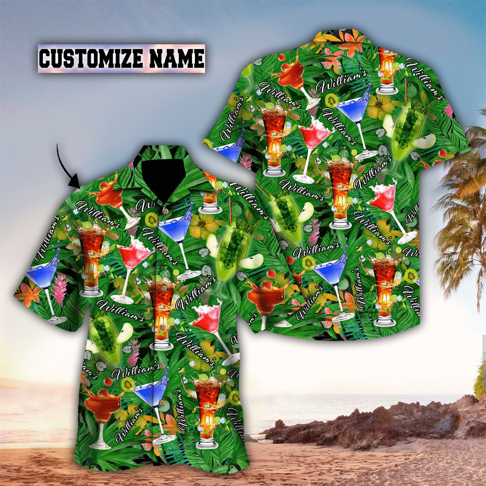 Personalized Wine Hawaiian Shirt Wine Shirt For Wine Lover Shirt for Men and Women