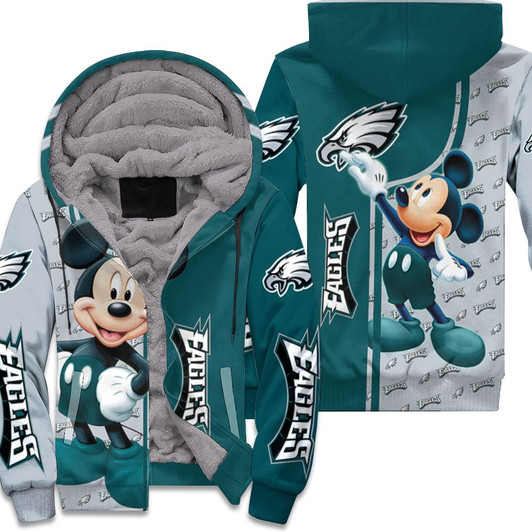 Philadelphia Eagles 3D Fleece Hoodie