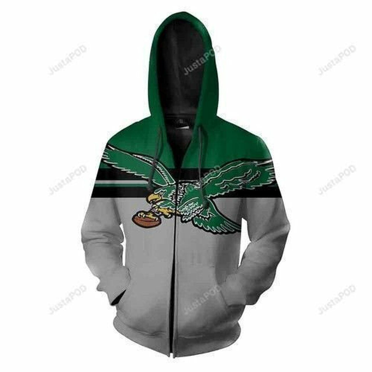 Philadelphia Eagles 3d All Over Print Hoodie