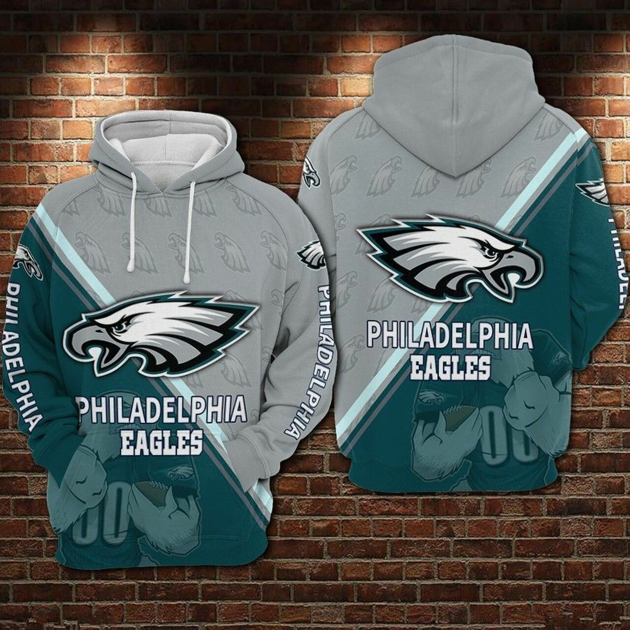 Philadelphia Eagles 3d Hoodie Sweatshirt For Fans Men Women All Over Printed Hoodie