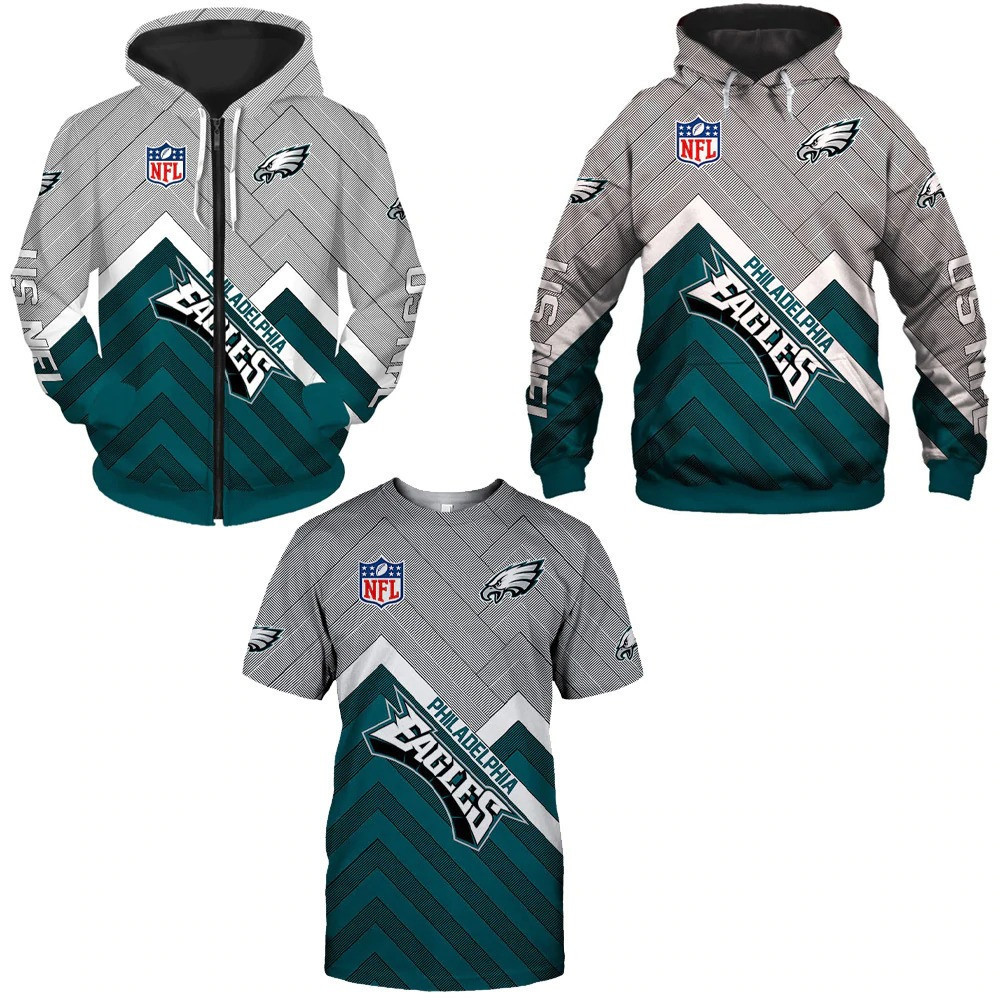 Philadelphia Eagles Clothing T-Shirt Hoodie For Men Women Size S-5XL