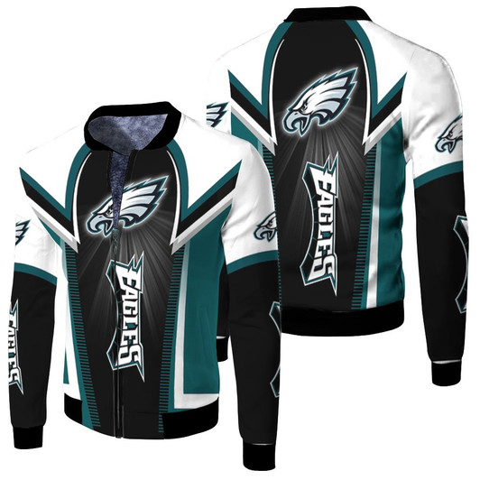 Philadelphia Eagles Fan Fleece Bomber Jacket