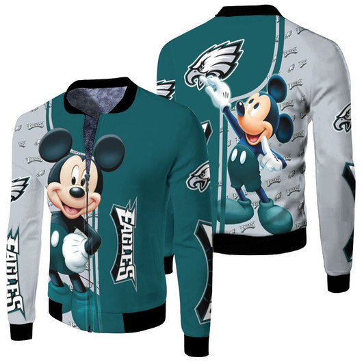 Philadelphia Eagles Fleece Bomber Jacket