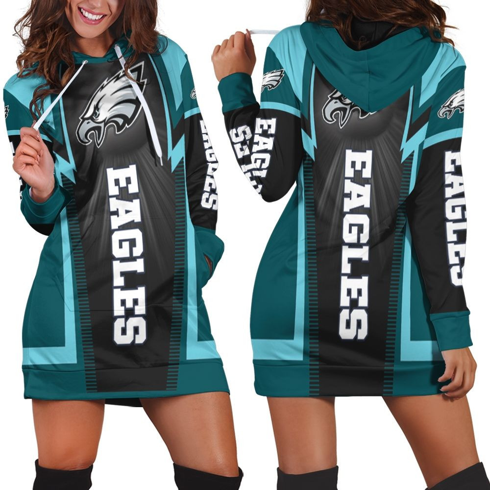Philadelphia Eagles For Fans Hoodie Dress Sweater Dress Sweatshirt Dress