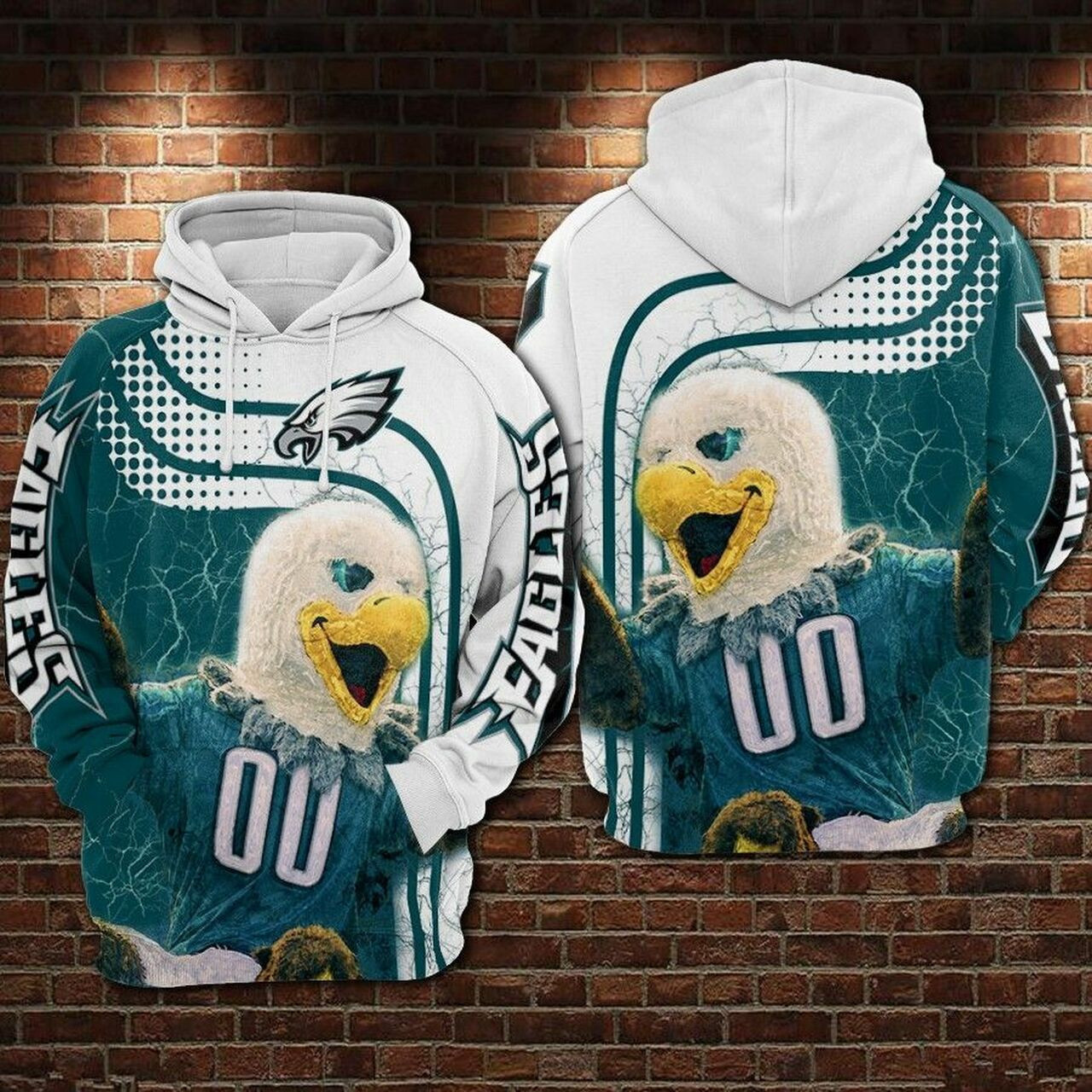 Philadelphia Eagles Ncaa Football Eagle 3d Hoodie For Men For Women Philadelphia Eagles All Over