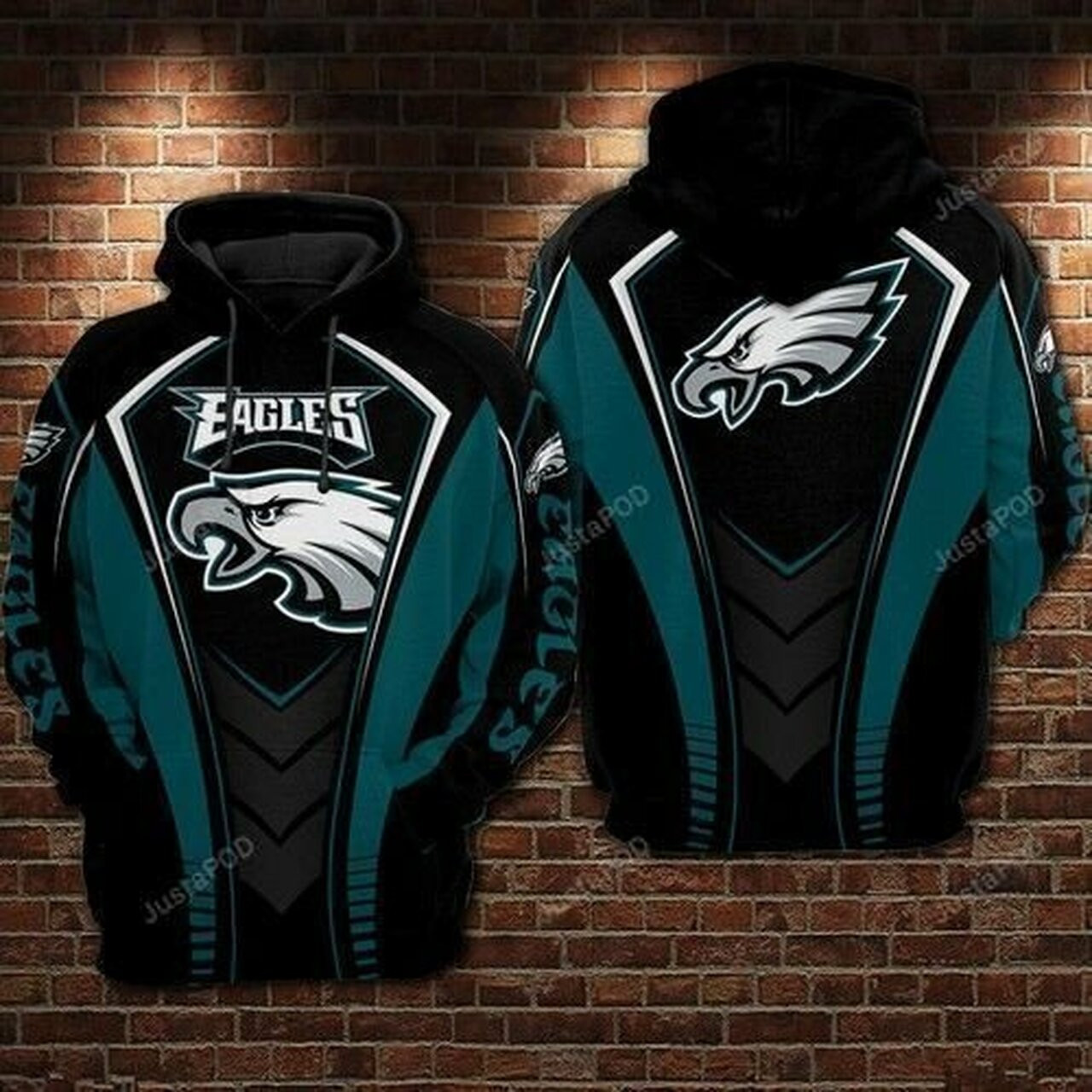 Philadelphia Eagles Nfl 3d All Over Print Hoodie