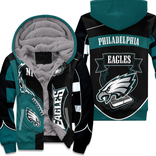 Philadelphia Eagles Nfl Lover 3D Fleece Hoodie