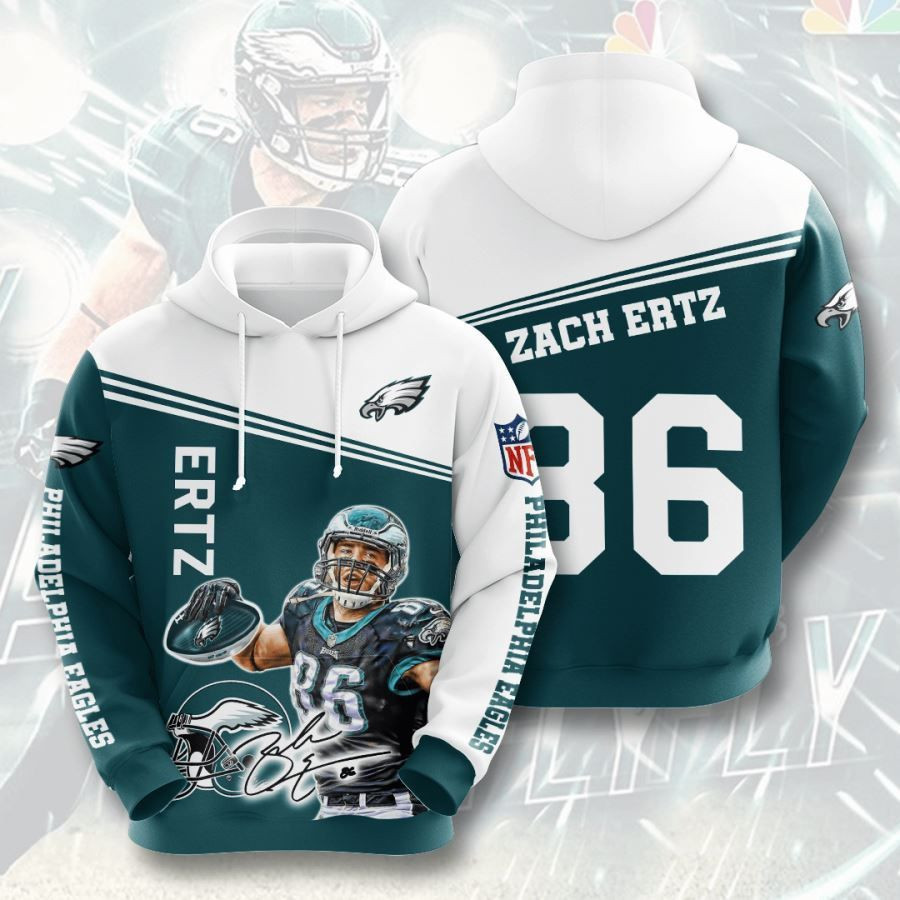 Philadelphia Eagles No1575 Custom Hoodie 3D All Over Print