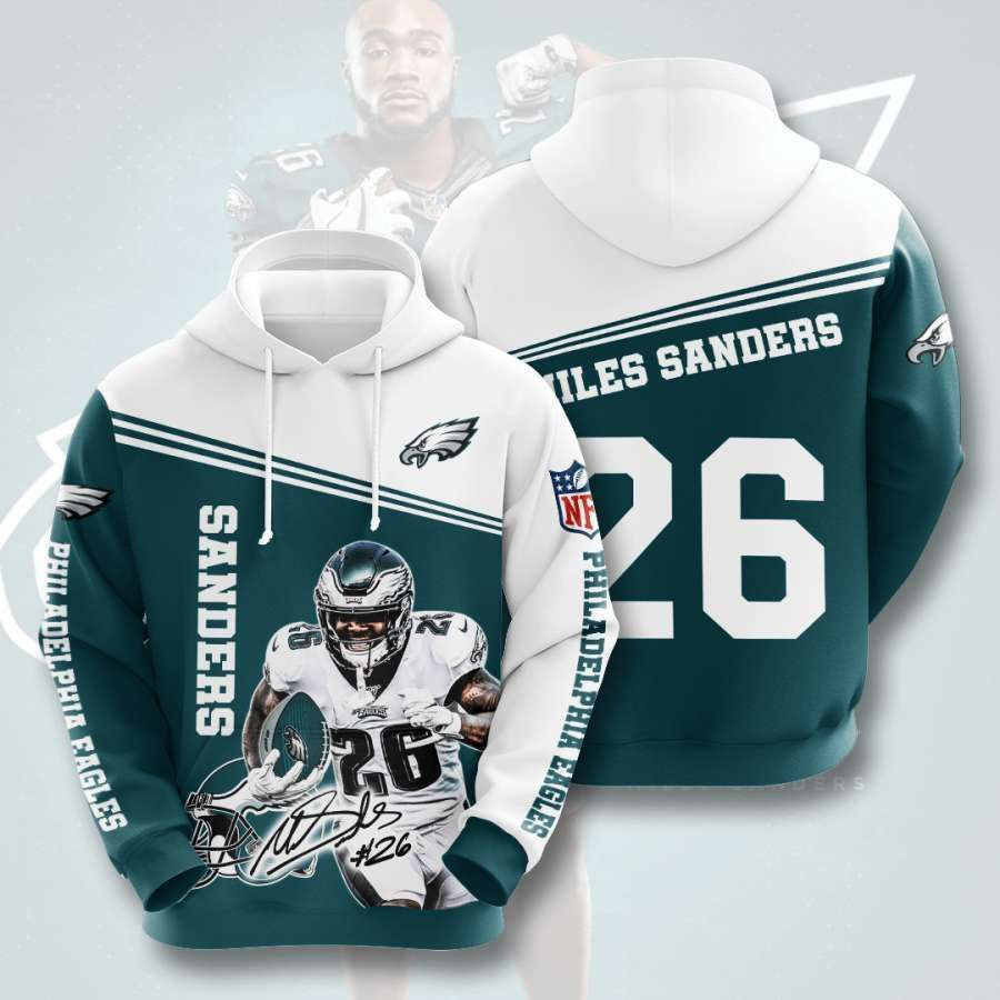 Philadelphia Eagles No1577 Custom Hoodie 3D All Over Print