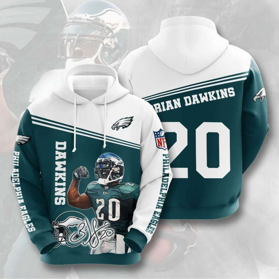 Philadelphia Eagles No1578 Custom Hoodie 3D All Over Print