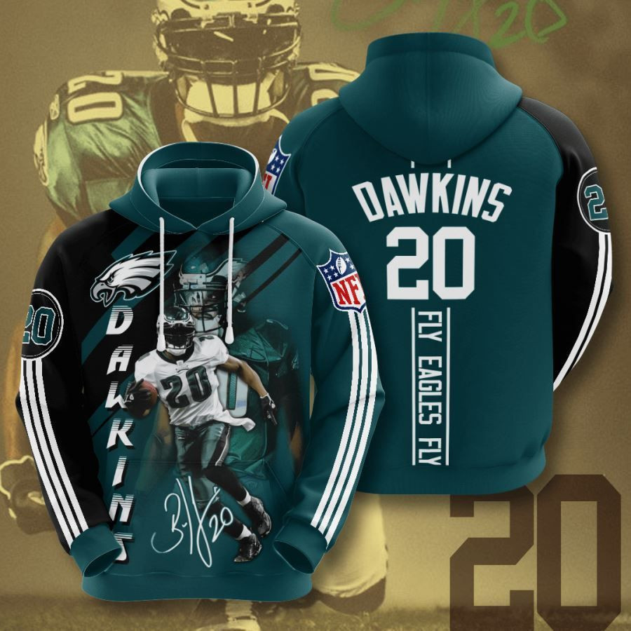 Philadelphia Eagles No1582 Custom Hoodie 3D All Over Print