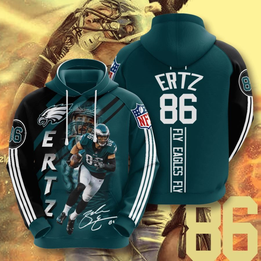 Philadelphia Eagles No1583 Custom Hoodie 3D All Over Print