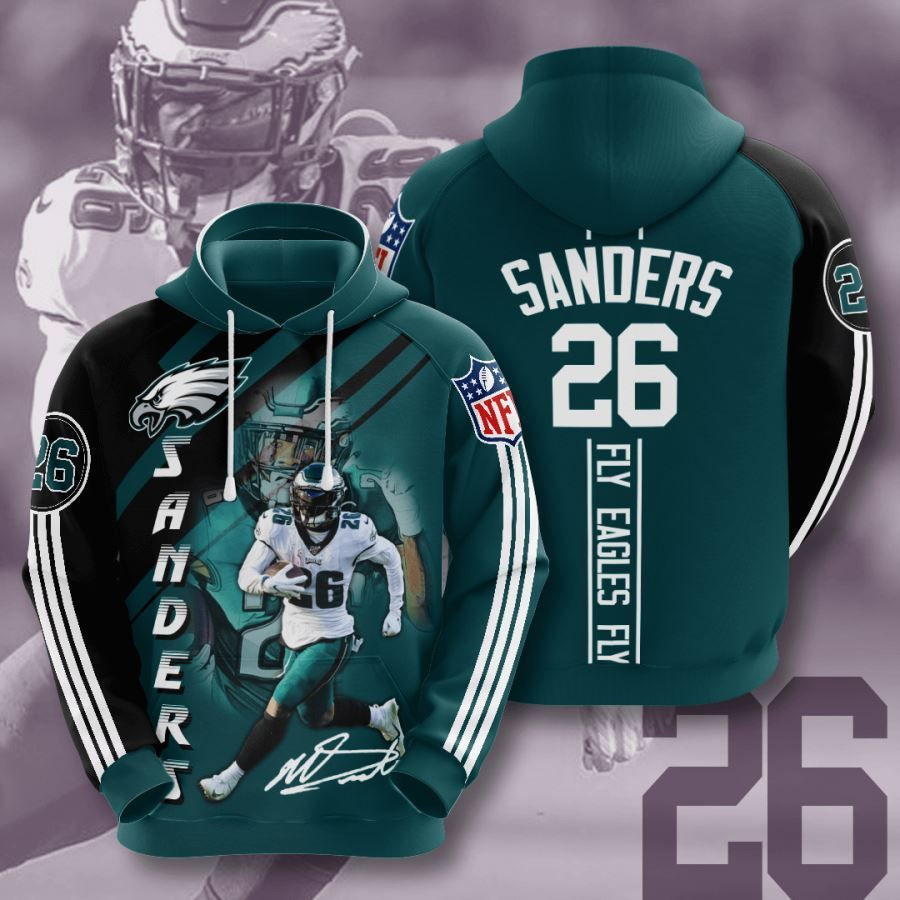 Philadelphia Eagles No1584 Custom Hoodie 3D All Over Print