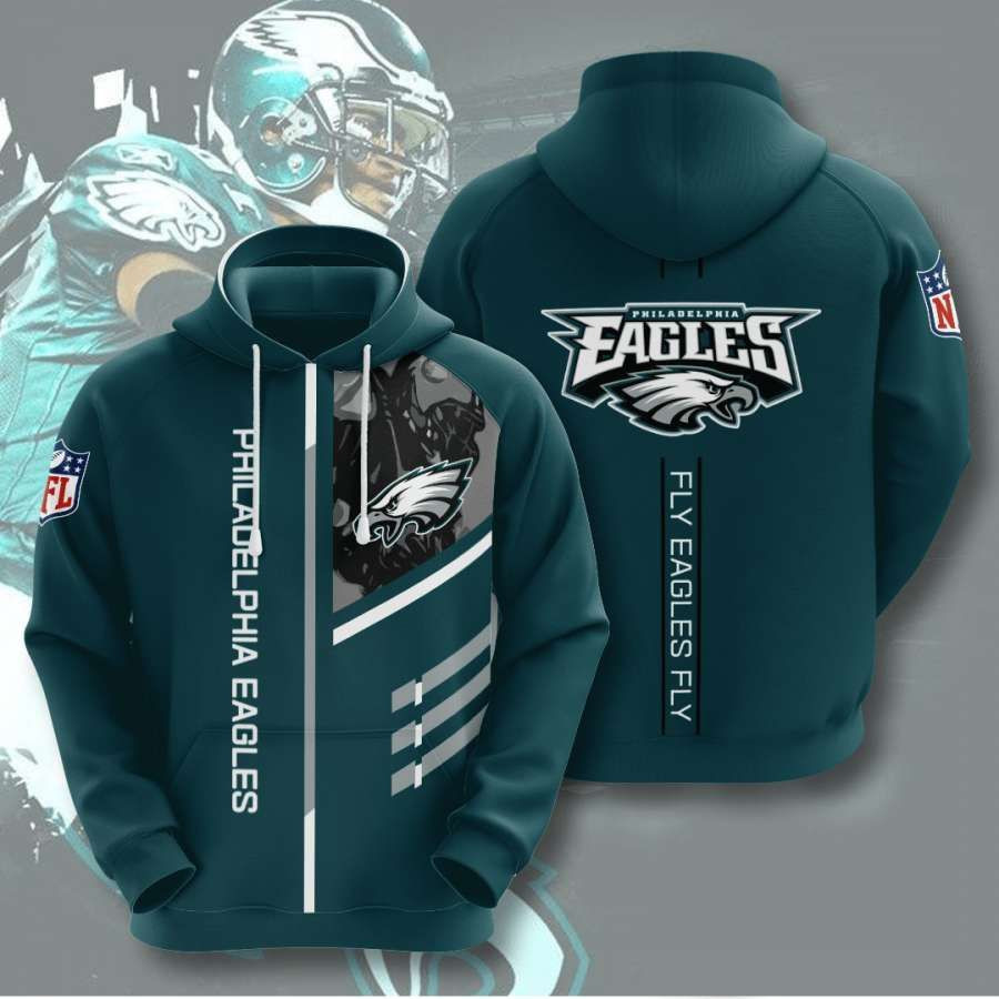 Philadelphia Eagles No1585 Custom Hoodie 3D All Over Print