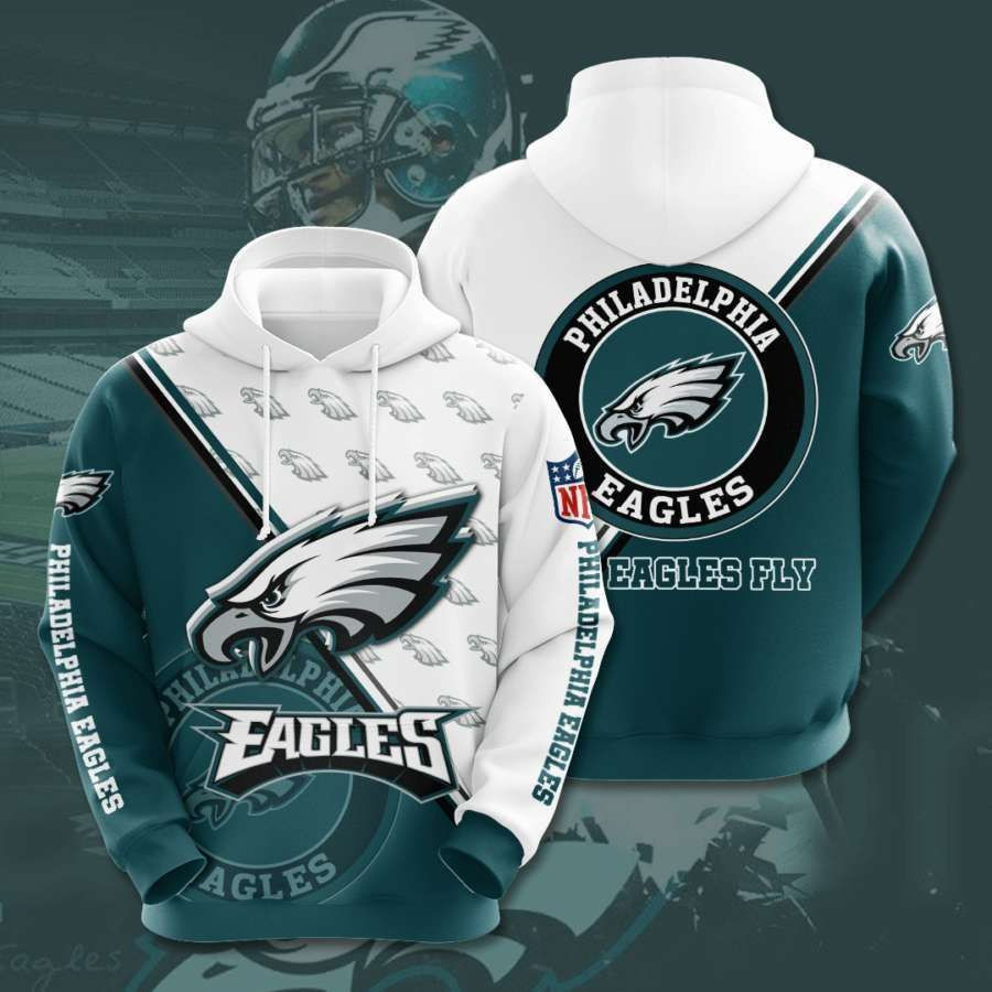 Philadelphia Eagles No1587 Custom Hoodie 3D All Over Print