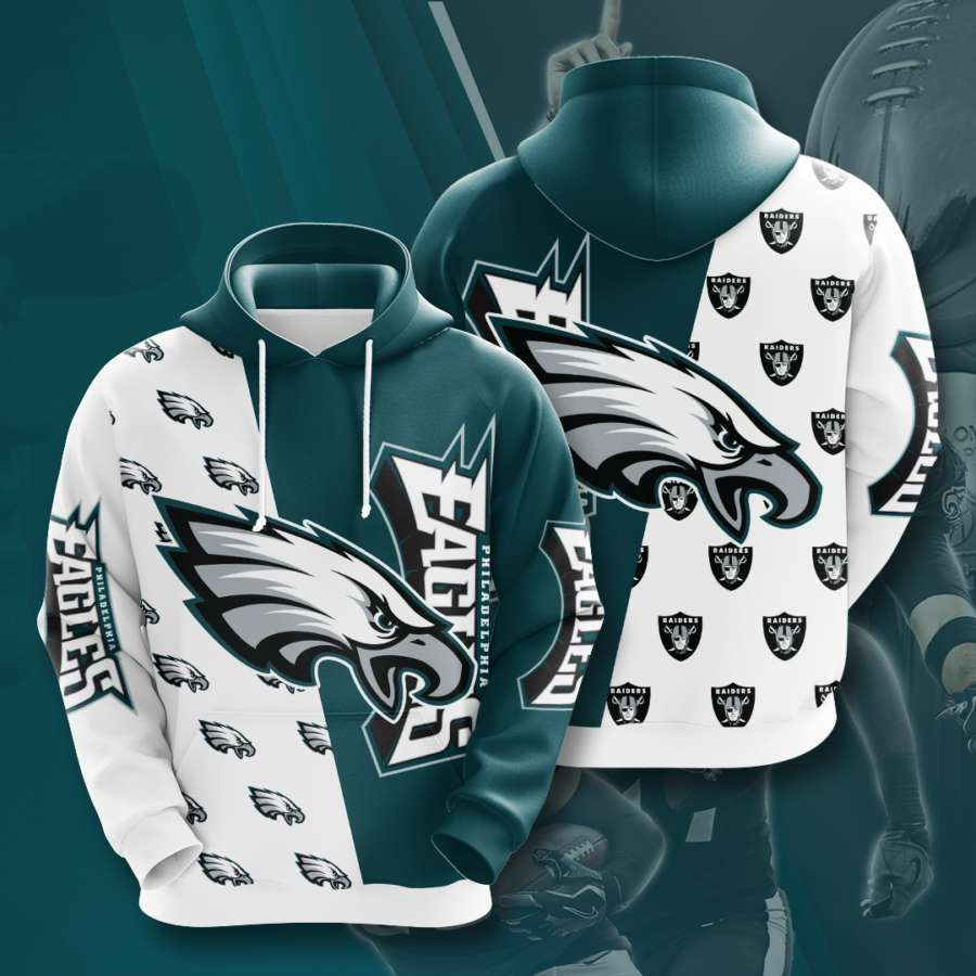 Philadelphia Eagles No1590 Custom Hoodie 3D All Over Print