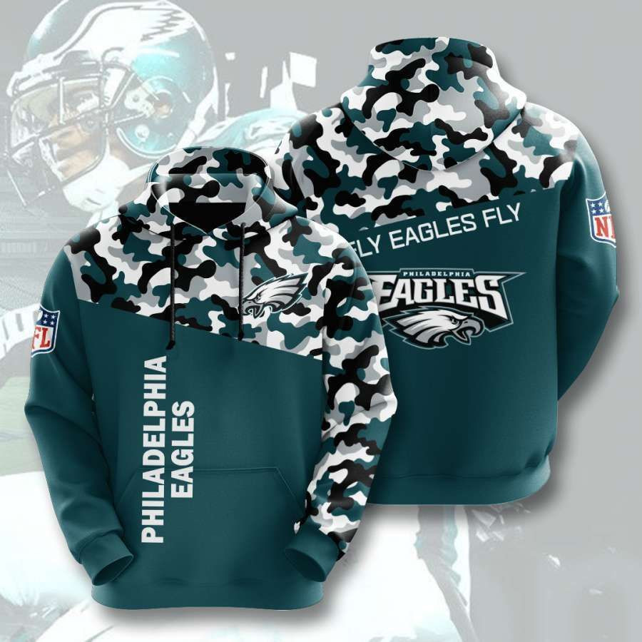 Philadelphia Eagles No1593 Custom Hoodie 3D All Over Print