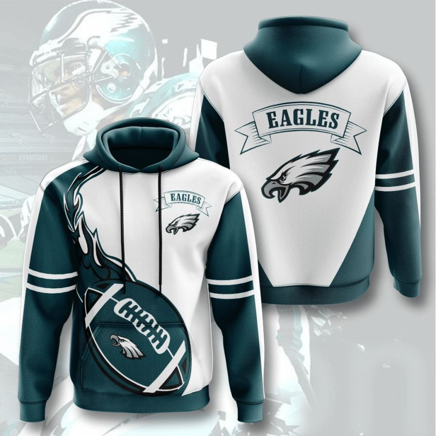 Philadelphia Eagles No1594 Custom Hoodie 3D All Over Print