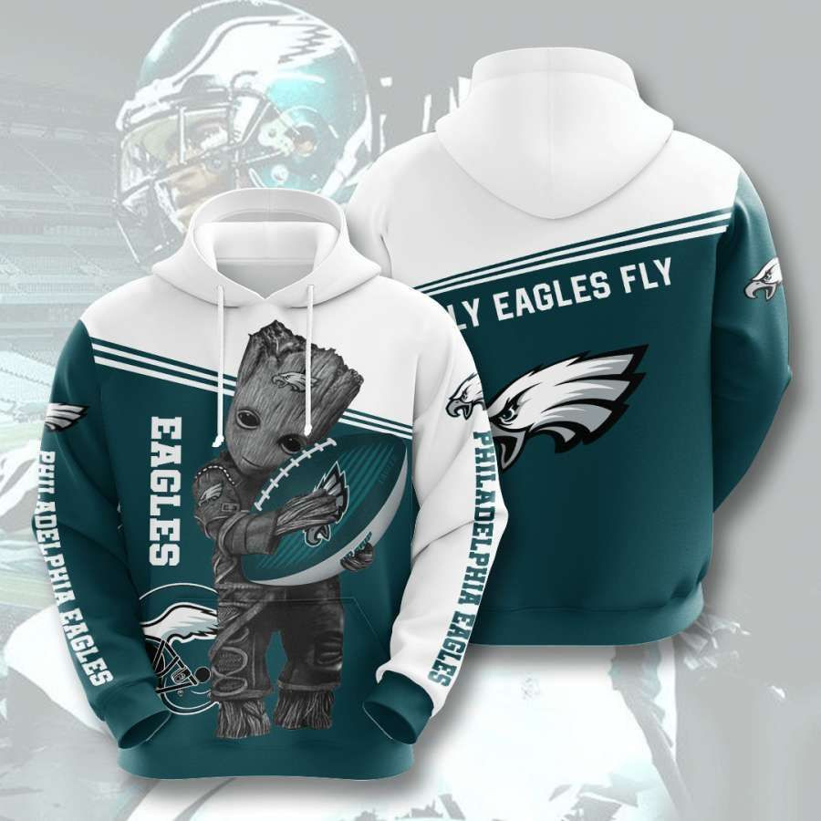 Philadelphia Eagles No1596 Custom Hoodie 3D All Over Print