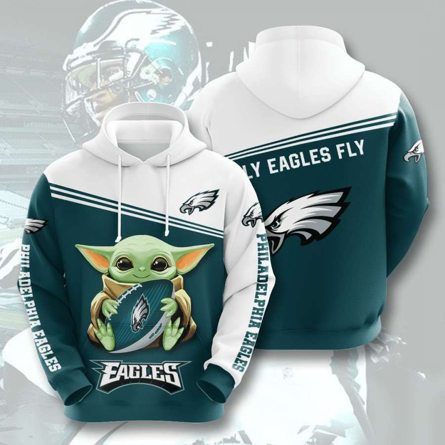 Philadelphia Eagles No1597 Custom Hoodie 3D All Over Print