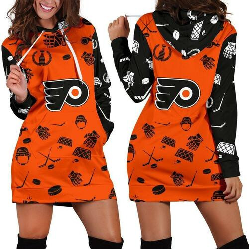 Philadelphia Flyers Hoodie Dress Sweater Dress Sweatshirt Dress 3d All Over Print For Women Hoodie