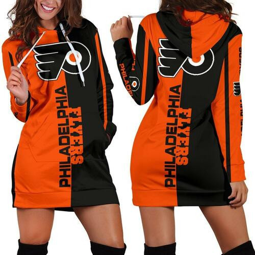 Philadelphia Flyers Hoodie Dress Sweater Dress Sweatshirt Dress 3d All Over Print For Women Hoodie