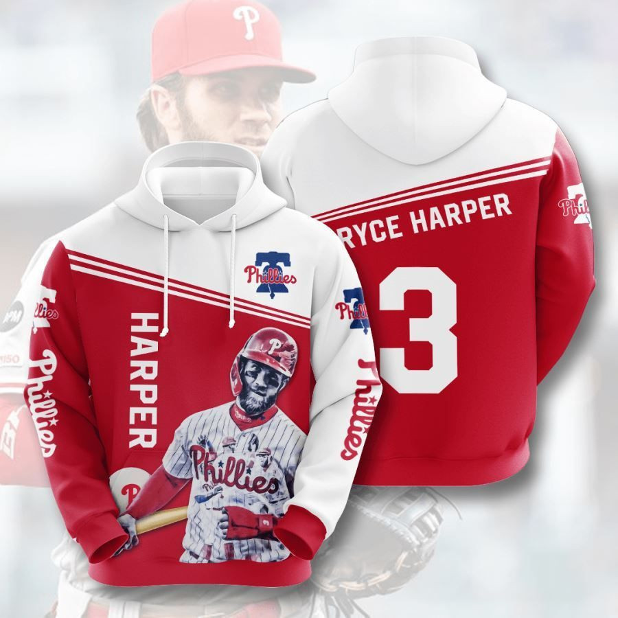 Philadelphia Phillies No1607 Custom Hoodie 3D All Over Print