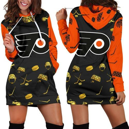 Philadenphia Flyers Hoodie Dress Sweater Dress Sweatshirt Dress 3d All Over Print For Women Hoodie