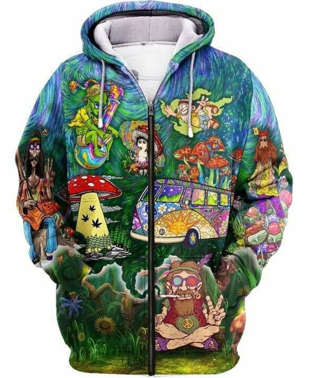 Picture Mushroom 3d All Over Print Hoodie