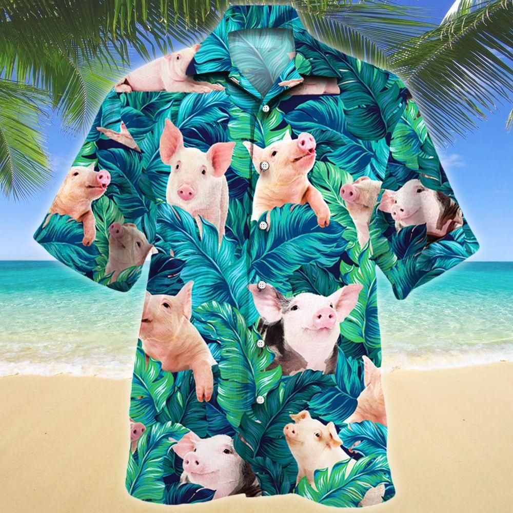 Pig Lovers Aloha Hawaiian Shirt Colorful Short Sleeve Summer Beach Casual Shirt For Men And Women