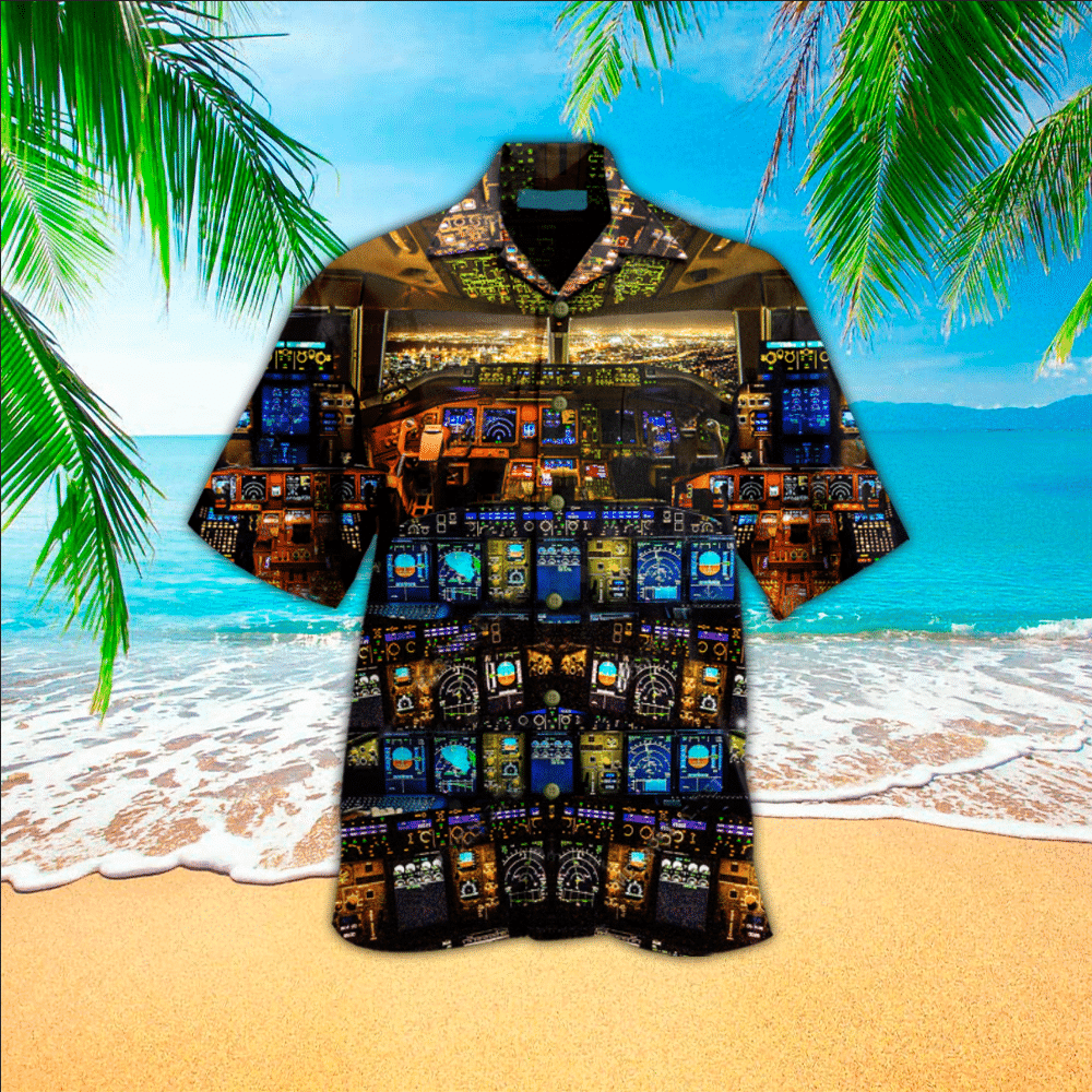 Pilot Hawaiian Shirt Perfect Pilot Clothing Shirt for Men and Women