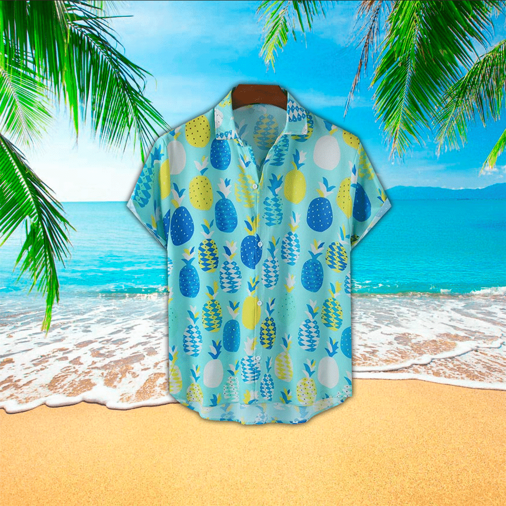 Pineapple Aloha Shirt Hawaiian Shirt For Pineapple Lovers Shirt for Men and Women