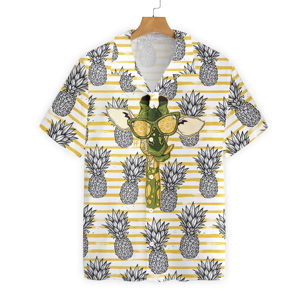 Pineapple And Giraffe Hawaiian Shirt