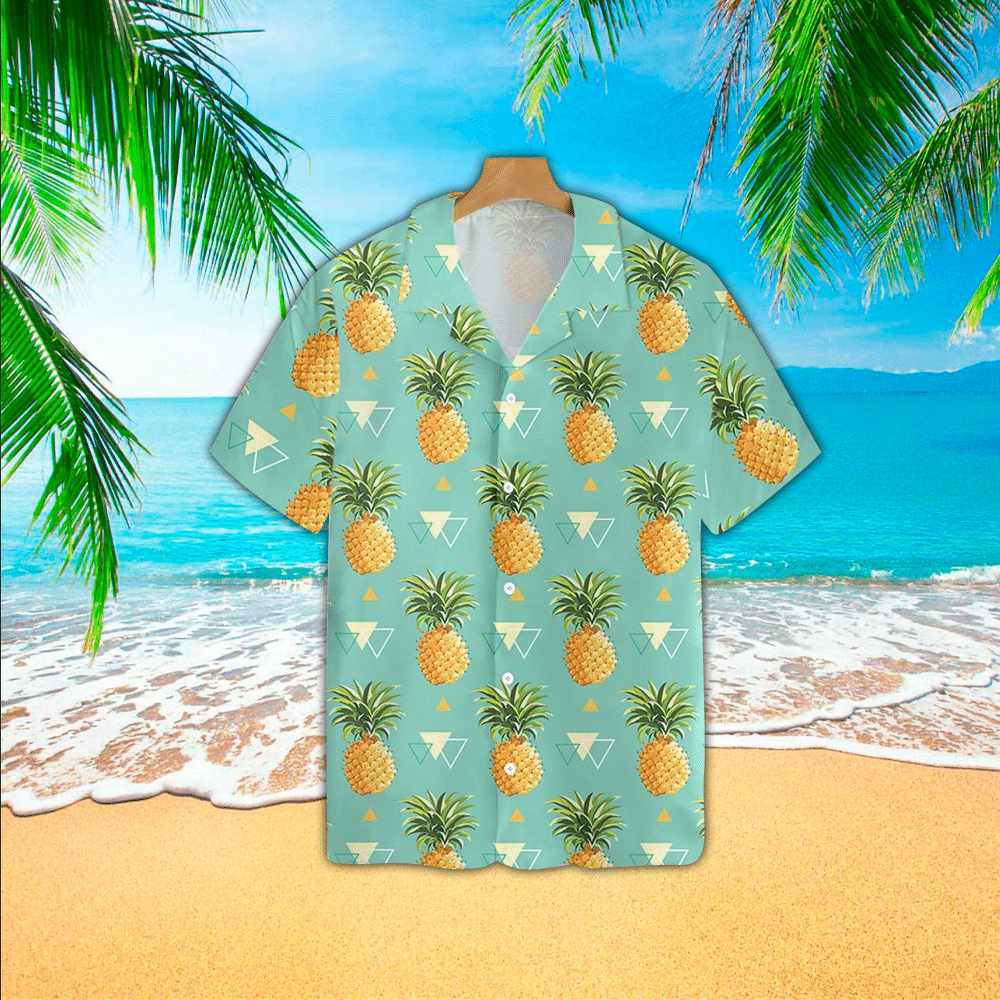 Pineapple Hawaiian Shirt Perfect Pineapple Clothing Shirt for Men and Women