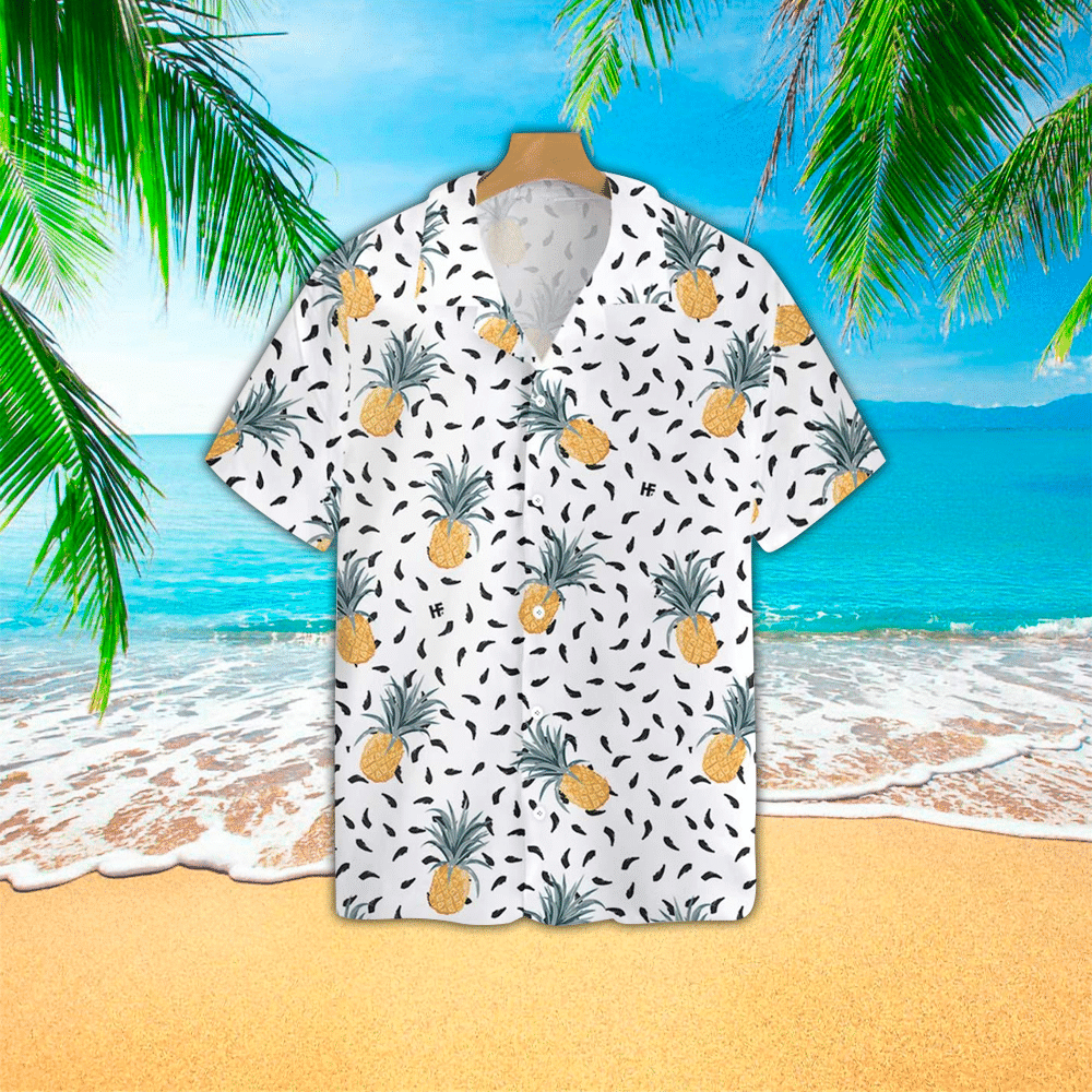 Pineapple Hawaiian Shirt Perfect Pineapple Clothing Shirt for Men and Women